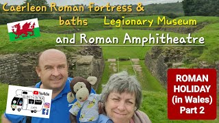 305 Caerleon Castle Roman Fortress and Baths Legionary Museum and Roman Amphitheatre Wales [upl. by Ambros]