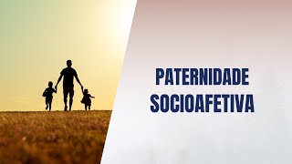 Paternidade socioafetiva [upl. by Amehsat164]