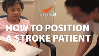 How To Position A Stroke Patient [upl. by Hnah673]