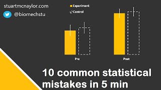 Ten Statistical Mistakes in 5 Min [upl. by Eceirehs]