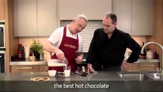 How to make a hot chocolate using an aerolatte milk frother [upl. by Noired]